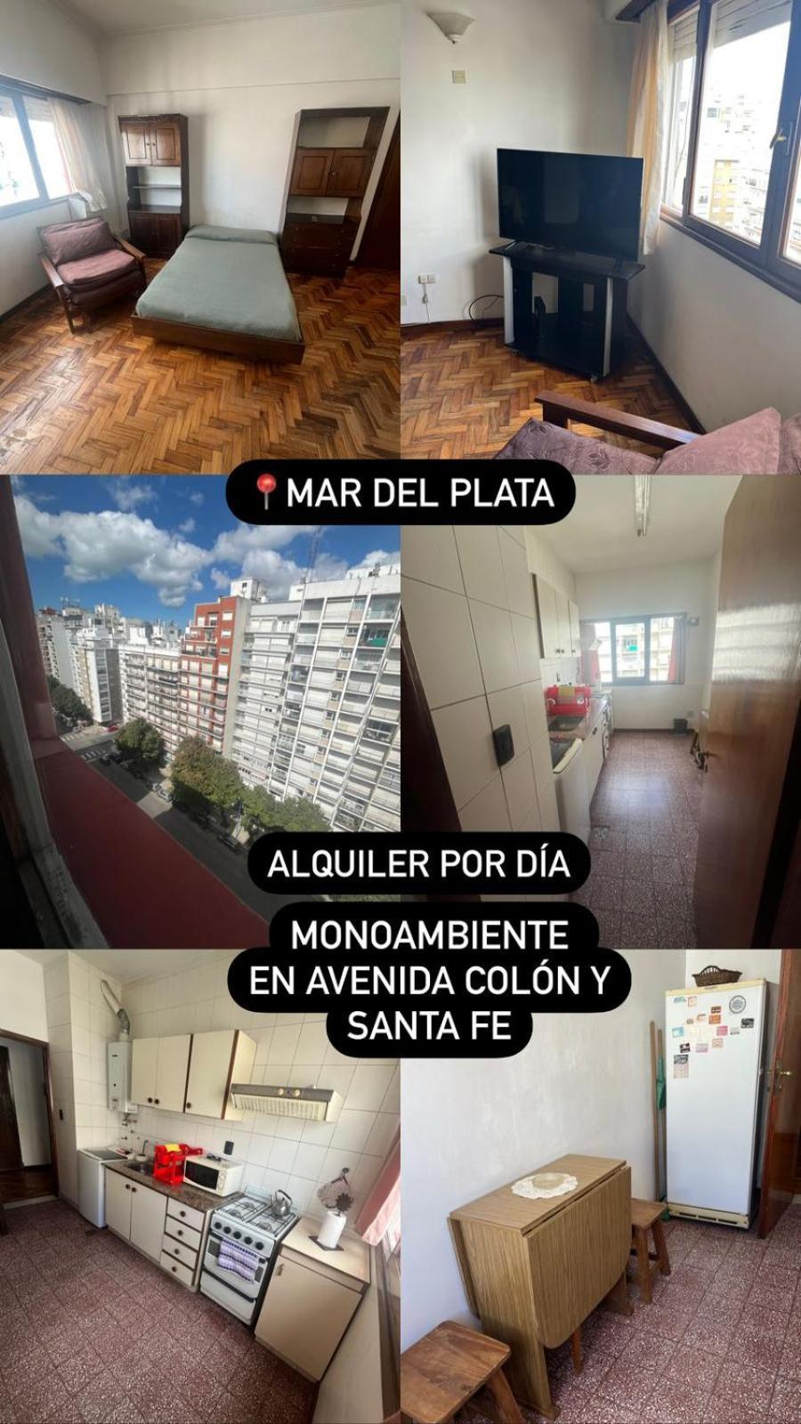 Depto 1 Amb Av Colon Mar del Plata